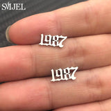 SMJEL Korean Hand Earrings Women Jewelry Earings Stainless Steel Show your Love Heart Stud Earrings Girl boucle d'oreille