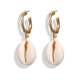 17KM Fashion Acrylic Shell Earrings Set For Women Bohemian Leopard Tassel Long Stud Earrings 2019 Brincos Geometric DIY Jewelry