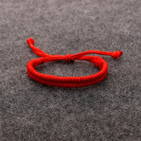 Hot Lucky Golden Cross Heart Bracelet For Women Children Red String Adjustable Handmade Bracelet DIY Jewelry