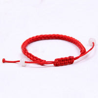 Hot Lucky Golden Cross Heart Bracelet For Women Children Red String Adjustable Handmade Bracelet DIY Jewelry