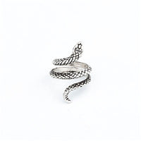 1 Pcs Stereoscopic New Retro Punk Exaggerated Snake Ring Fashion Personality Snake Opening Adjustable Ring Jewelry As GiftR158-6