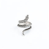 1 Pcs Stereoscopic New Retro Punk Exaggerated Snake Ring Fashion Personality Snake Opening Adjustable Ring Jewelry As GiftR158-6