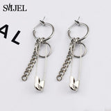 SMJEL Korean Hand Earrings Women Jewelry Earings Stainless Steel Show your Love Heart Stud Earrings Girl boucle d'oreille