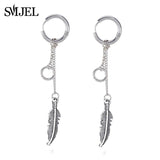 SMJEL Korean Hand Earrings Women Jewelry Earings Stainless Steel Show your Love Heart Stud Earrings Girl boucle d'oreille