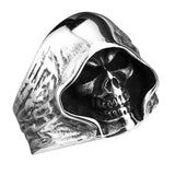 Free Fan Retro Gothic Punk Men Rings Trendy Skull Wolf Dragon Male Rings Jewelry Halloween Accessories Anillo Hombre Bijoux